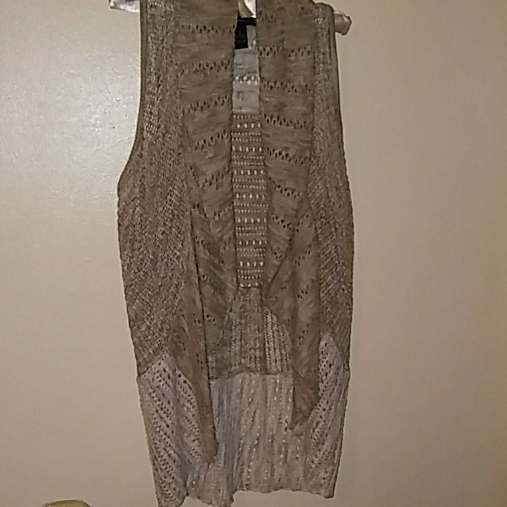 INC International Concepts Open sweater vest